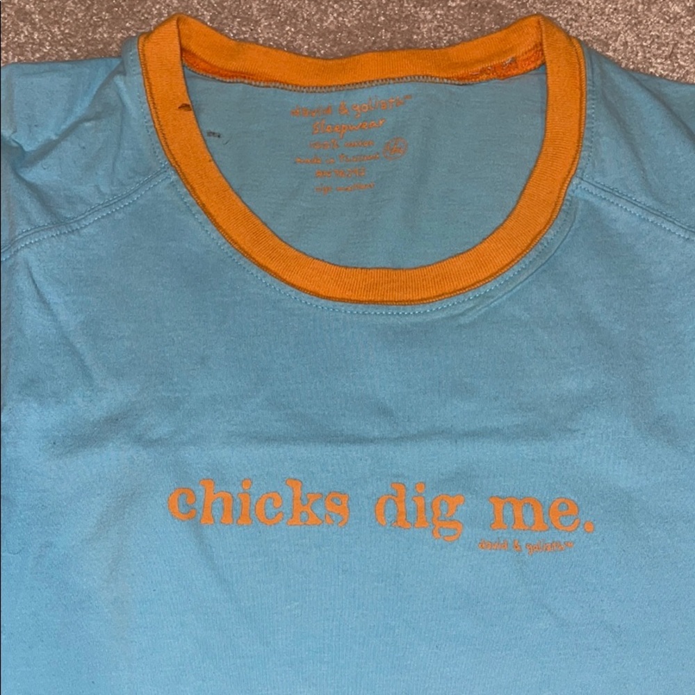 David & Goliath “Chicks Dig Me” Tank Top Size L/XL